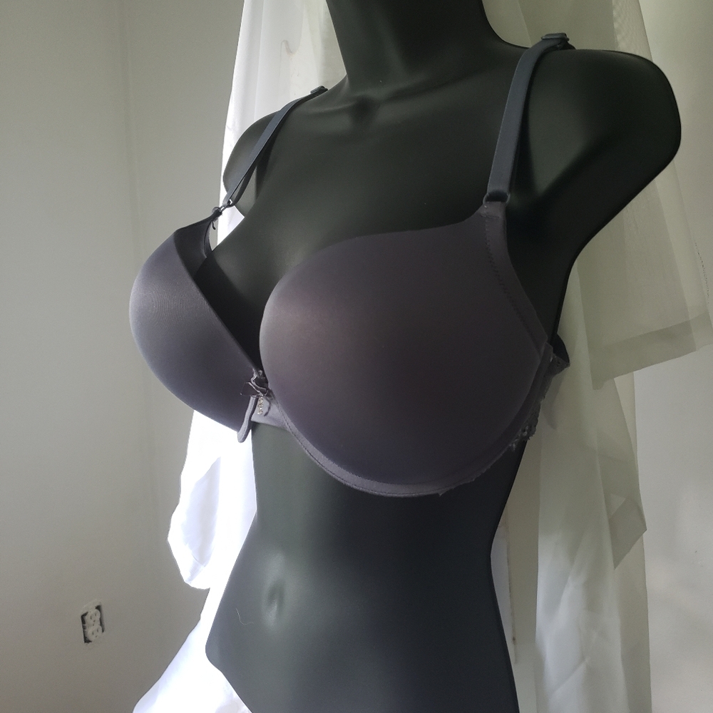 Gray Push Up Bra